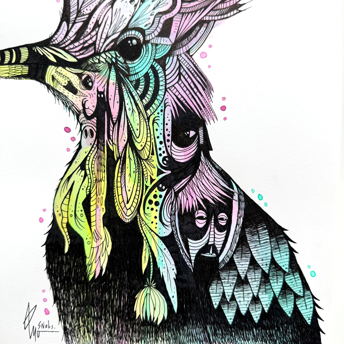 Tropical Bird (nightmare series)- matte print