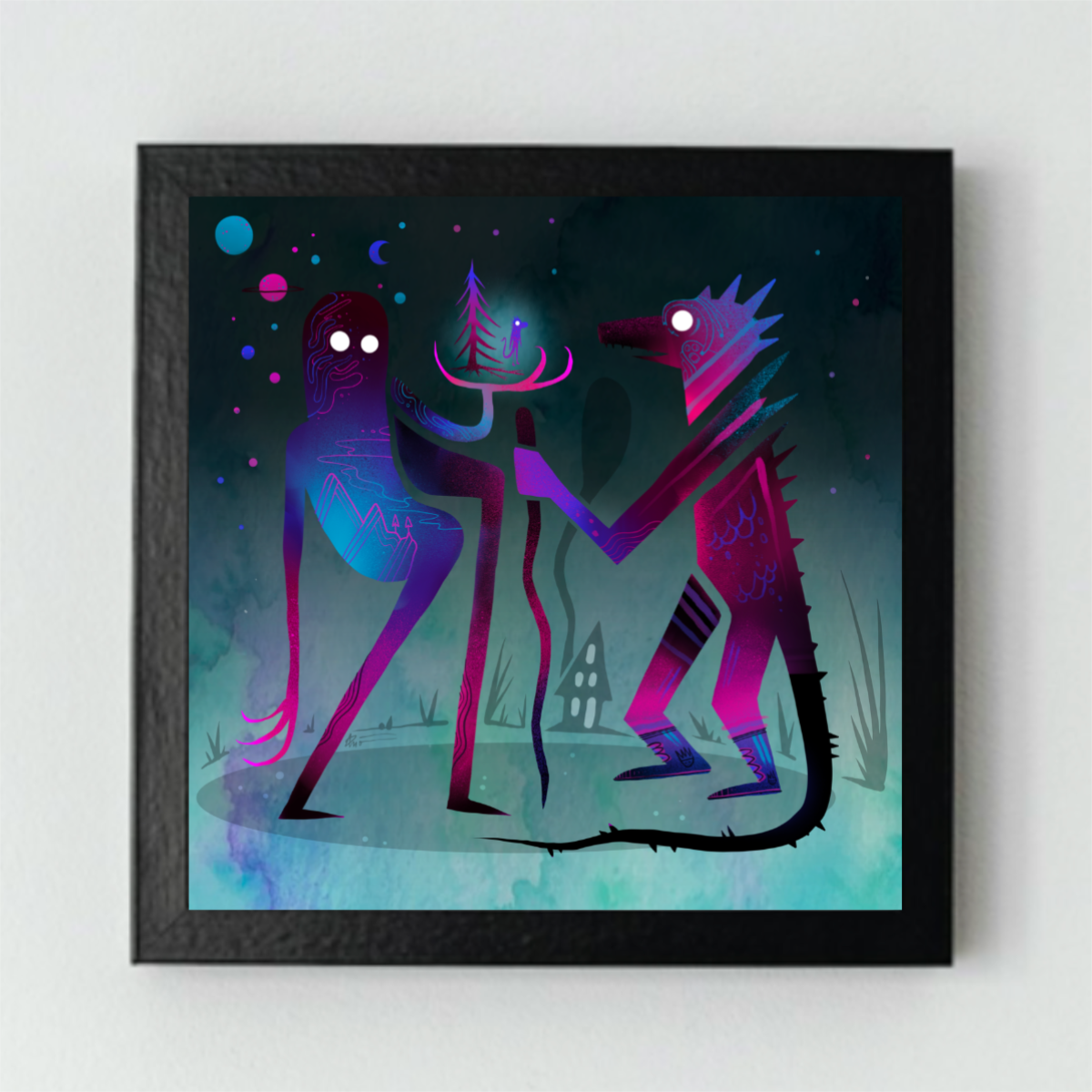 “Staring at my Story" Matte print