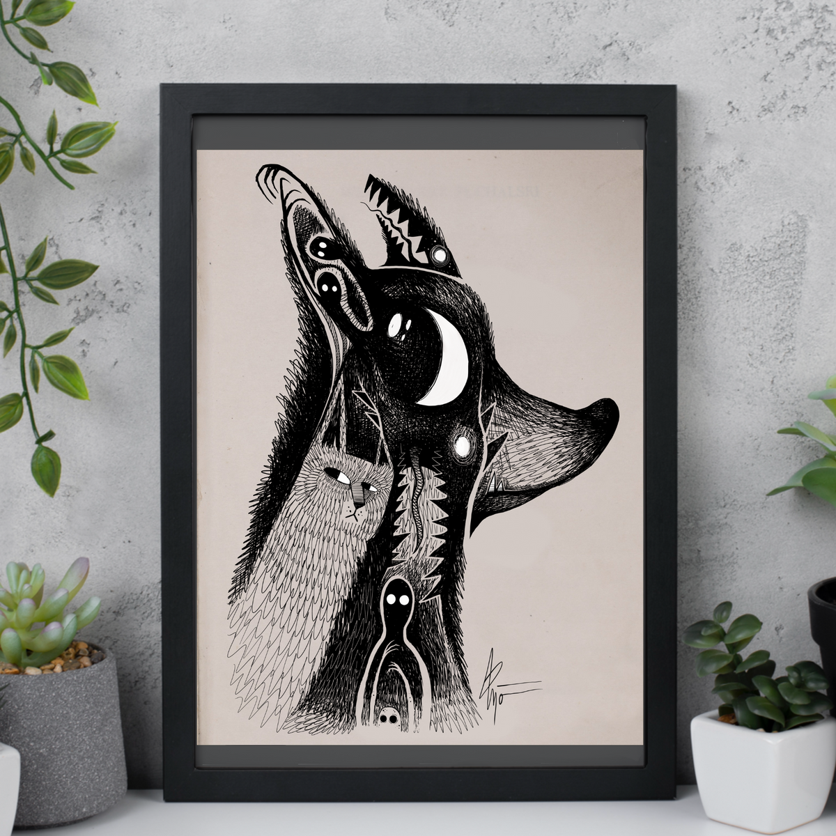 Innocent Eyes and a Broken Spirit | 8.5x11 Ultra Premium Matte Illustration