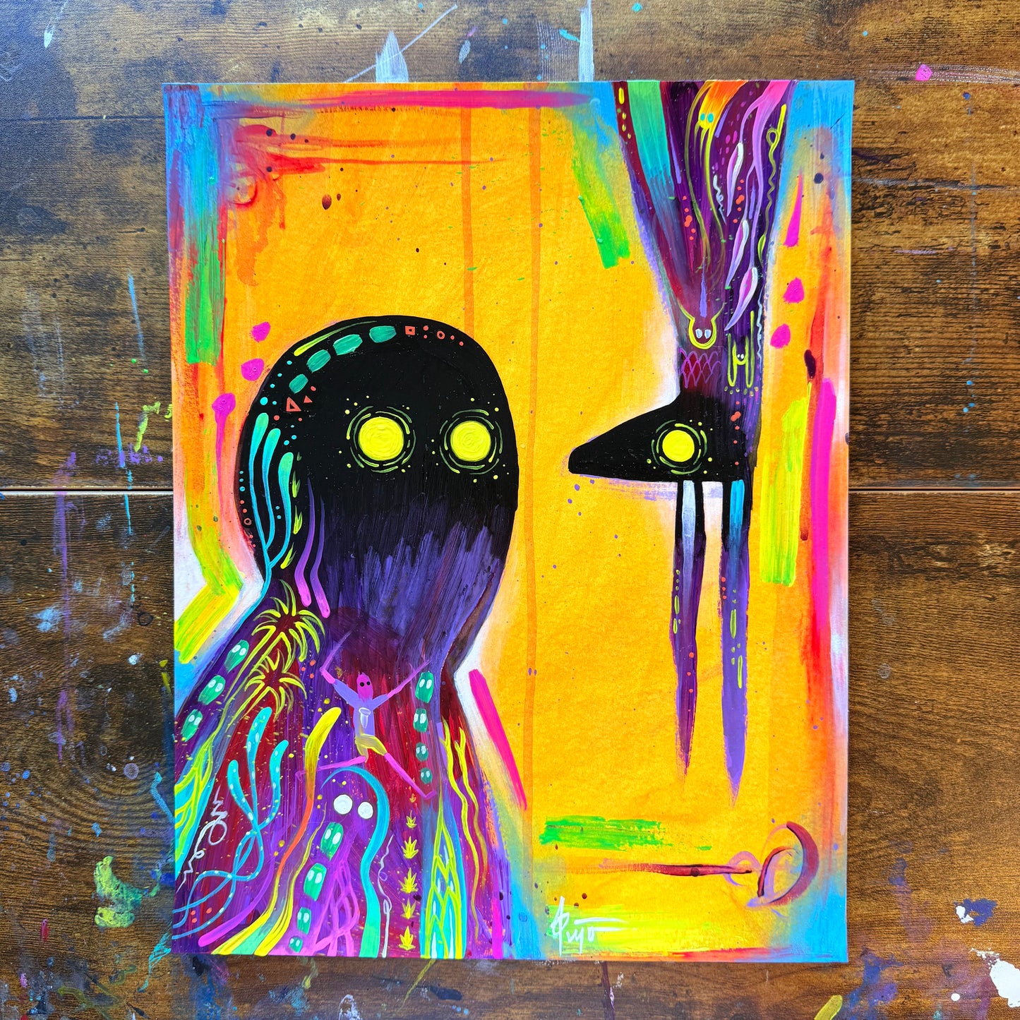 “Finding My Soulmate” Original Painting by BrooklynSnobs