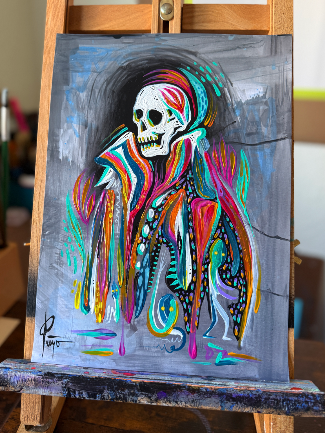 The Energy I Wear- Original Painting - 13.5x9.5
