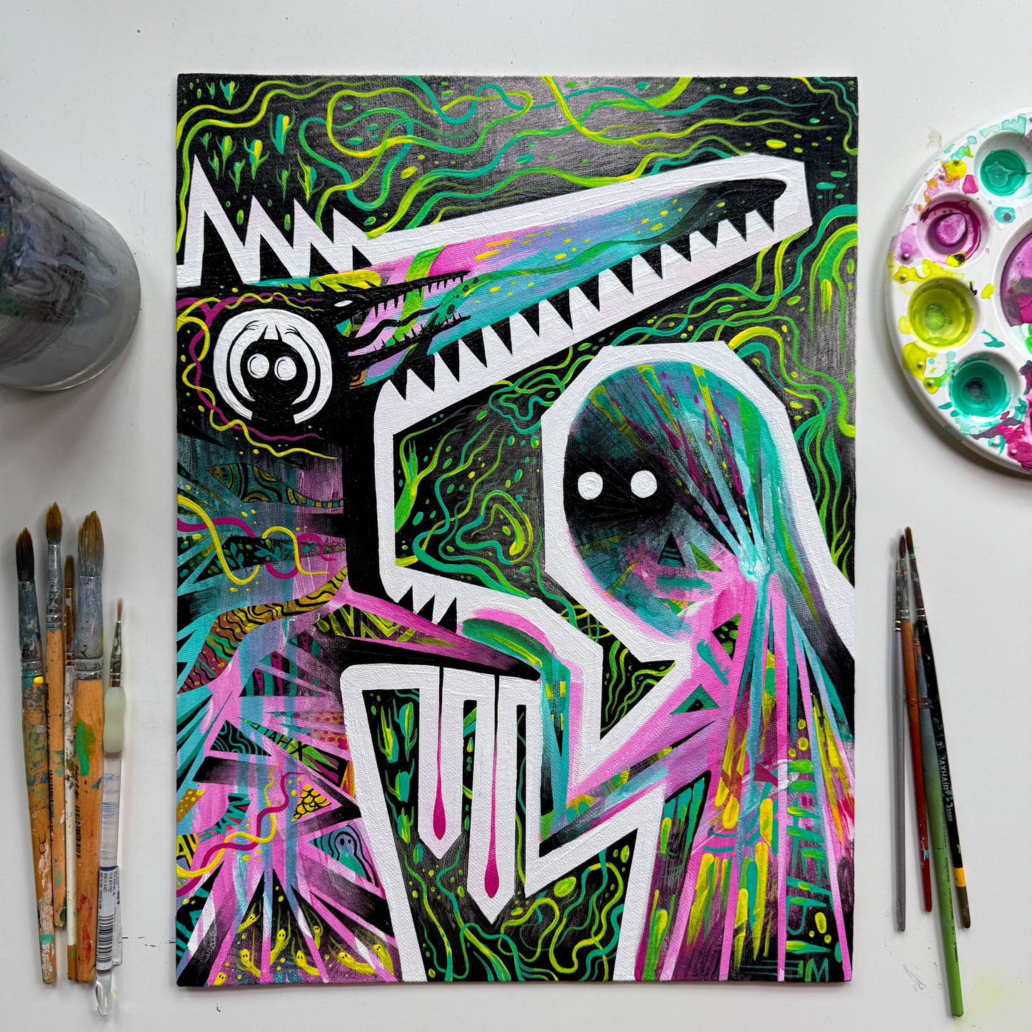 Silly Human- original painting