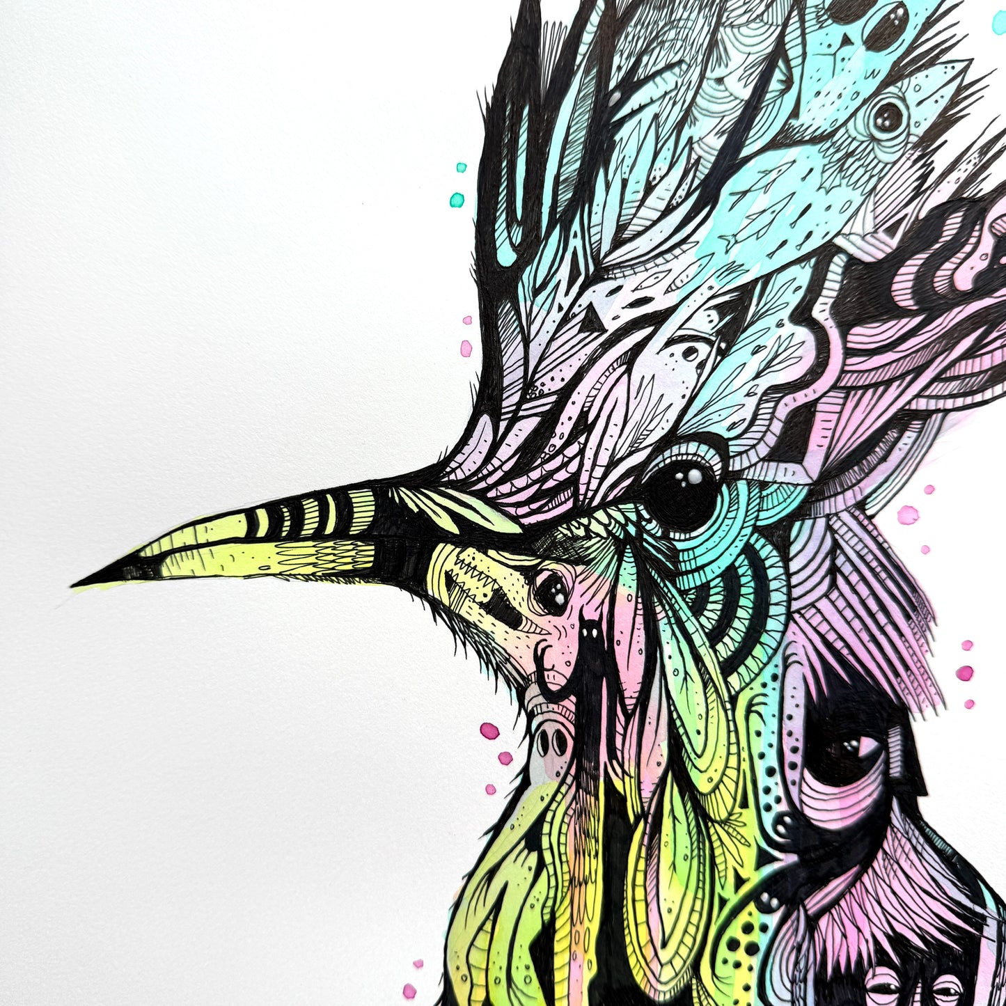 Tropical Bird (nightmare series)- matte print