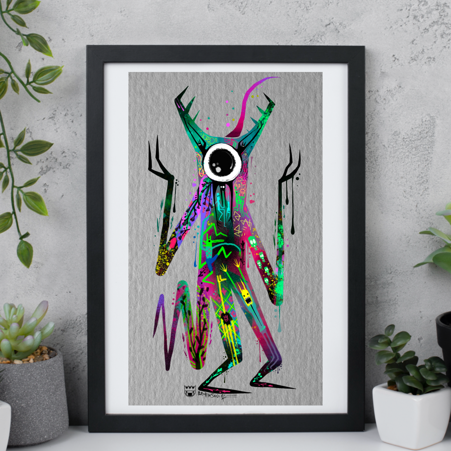 “Feed Me!” print.