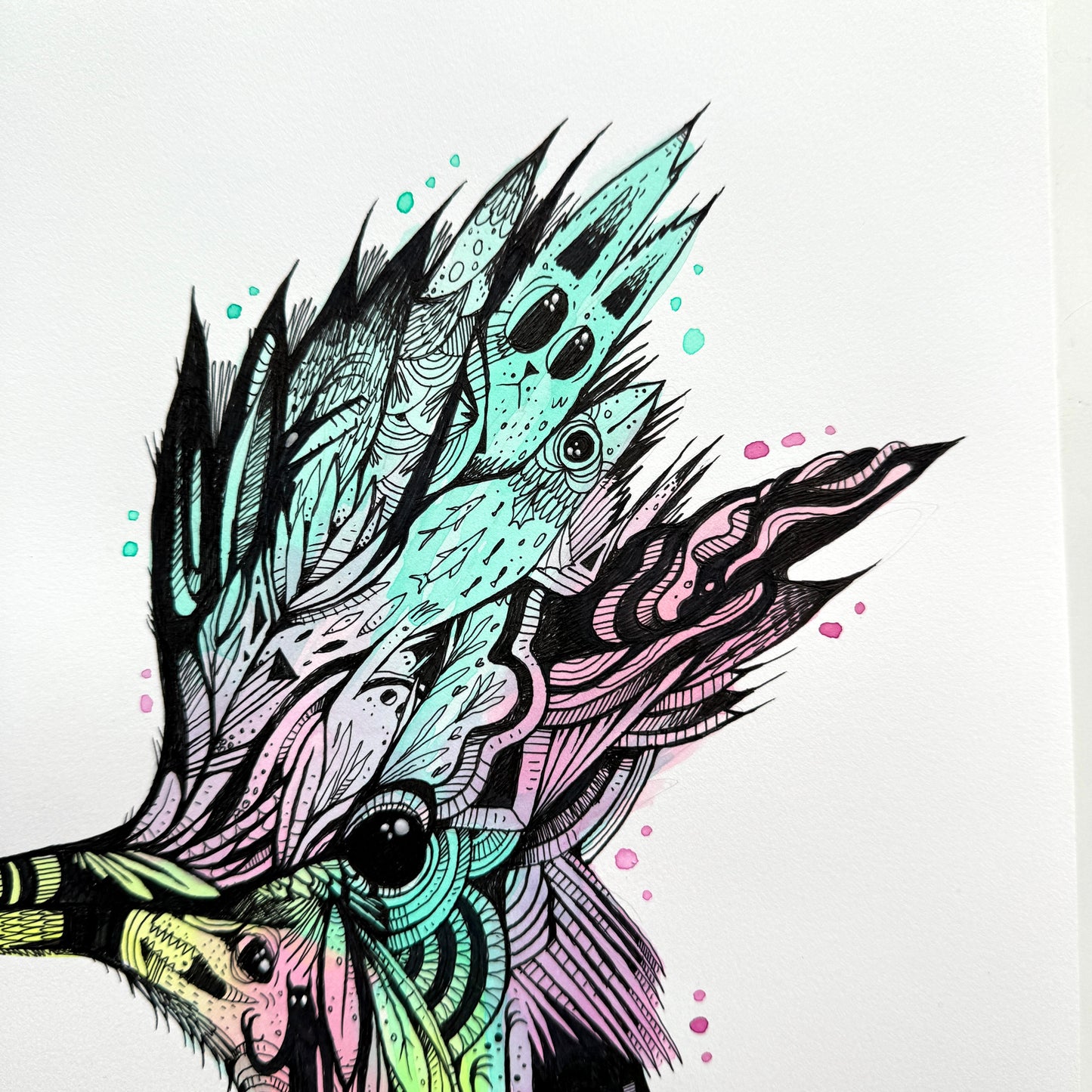 Tropical Bird (nightmare series)- matte print