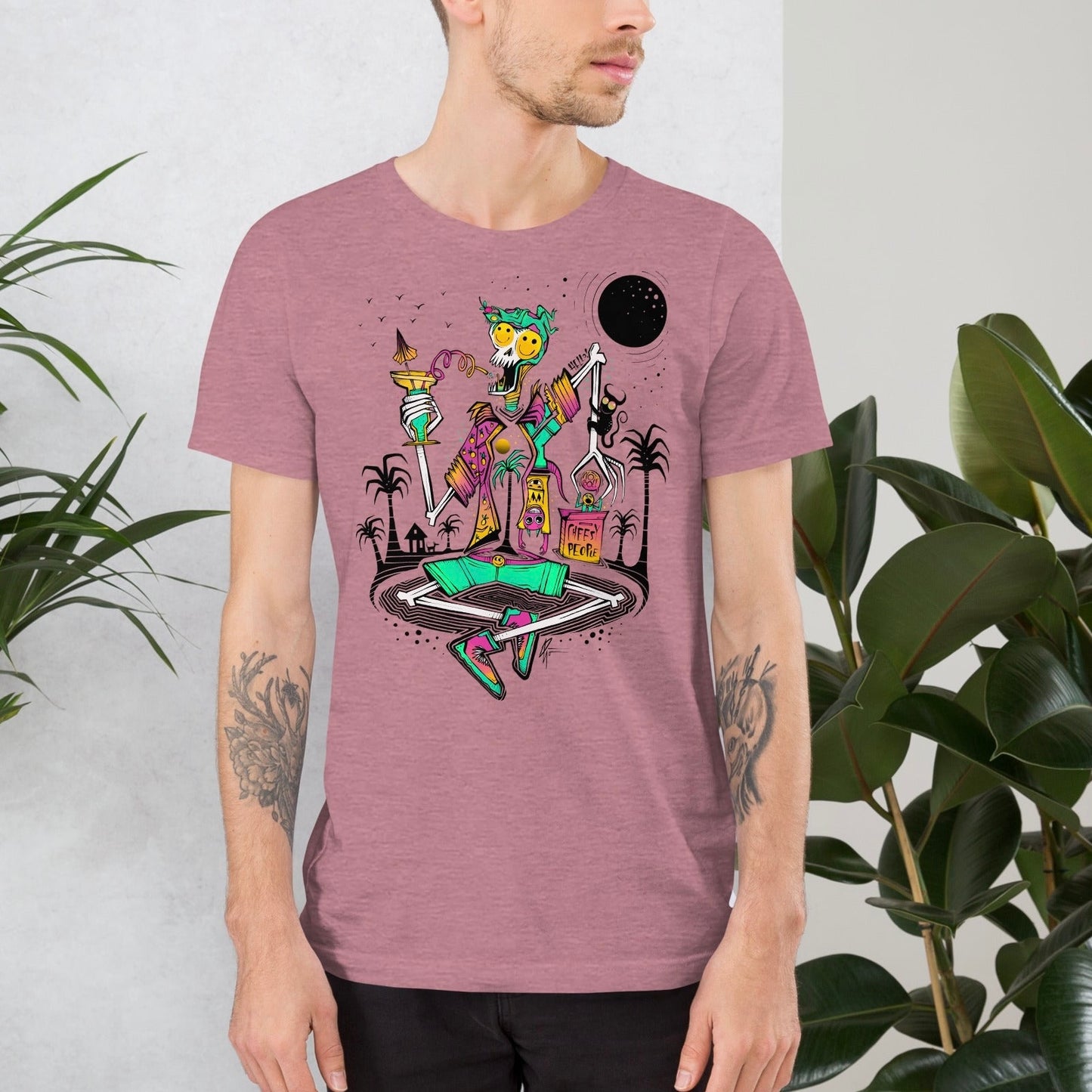 "Summer Skeleton" Unisex t-shirt