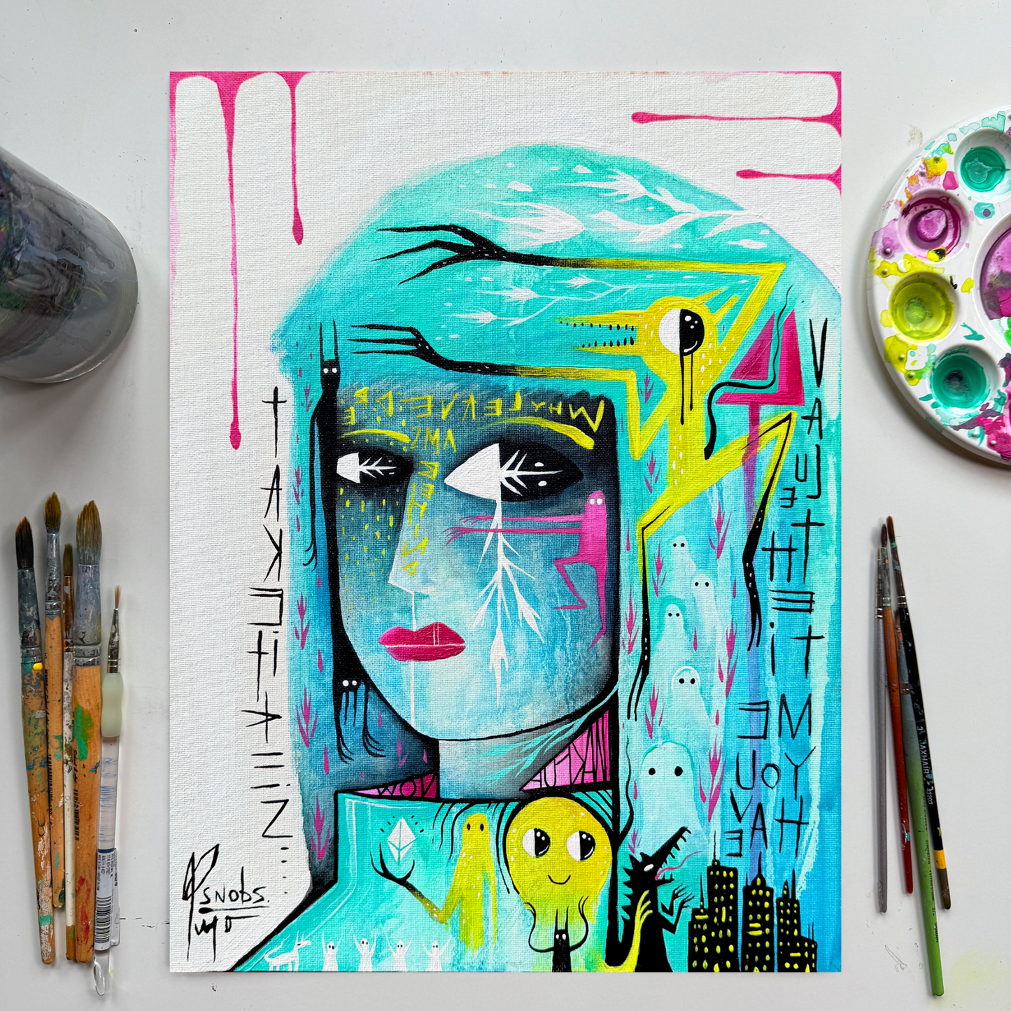 “Take it All in” original painting