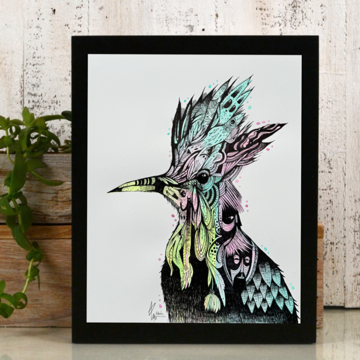 Tropical Bird (nightmare series)- matte print