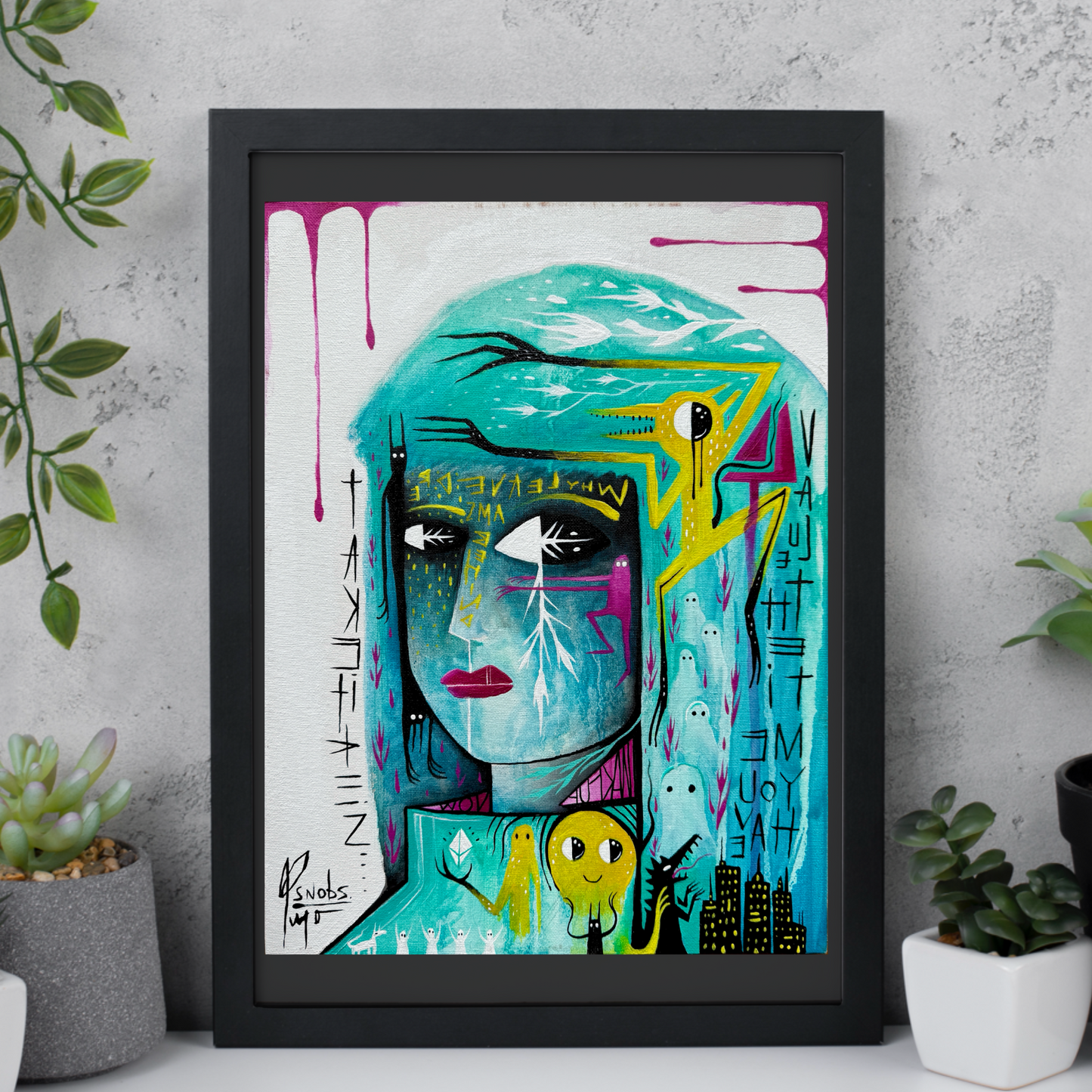 “Take it All In” print.