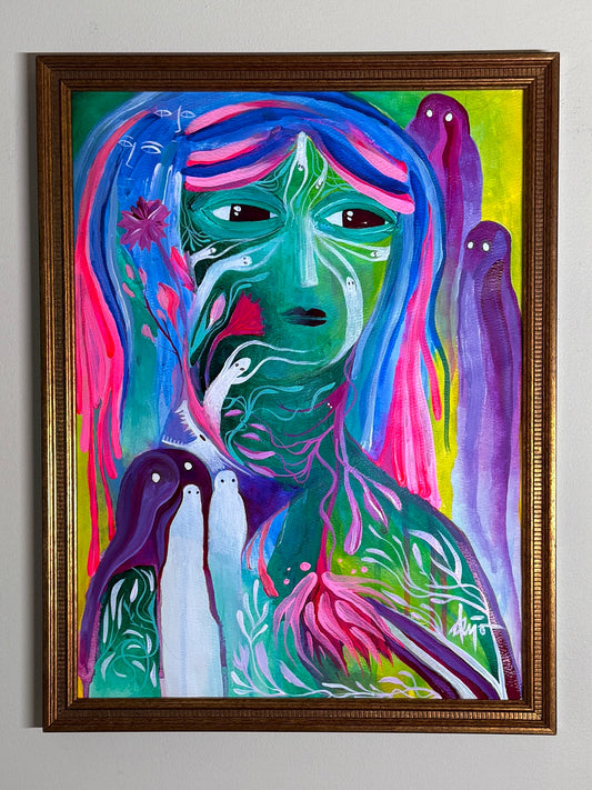 Seeing You Completely | 16x12 Acrylic Painting