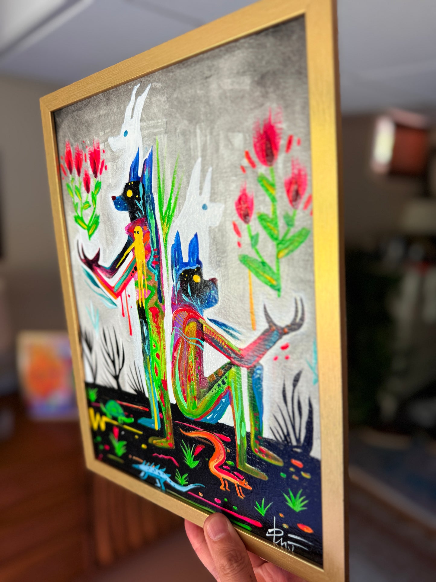 “Growing Together” Original Painting by BrooklynSnobs