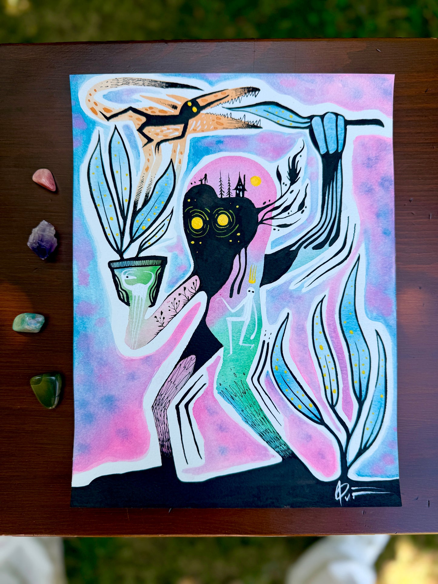 “Don’t Bite The Hand” original painting by BrooklynSnobs