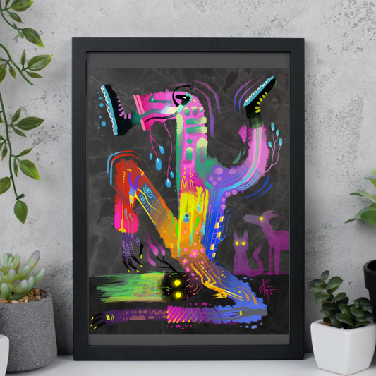 Headfirst| 8.5x11 Ultra Premium Matte Illustration
