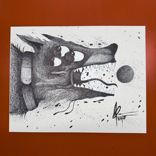 “Destroy Ball” original painting by BrooklynSnobs