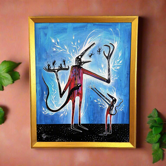 “Selfish Snacking” Original Painting