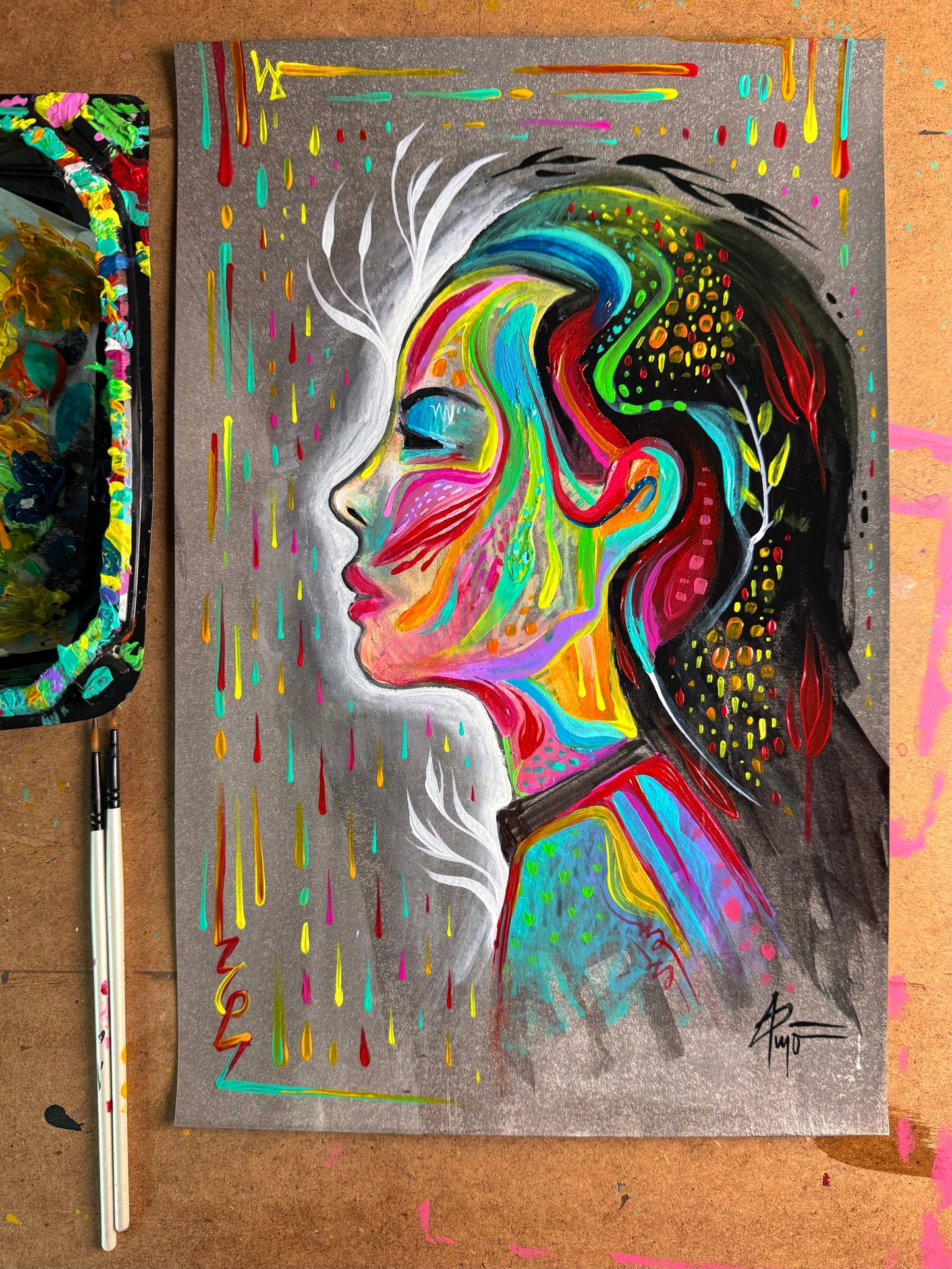 I am not Synthetic – Original Acrylic Painting