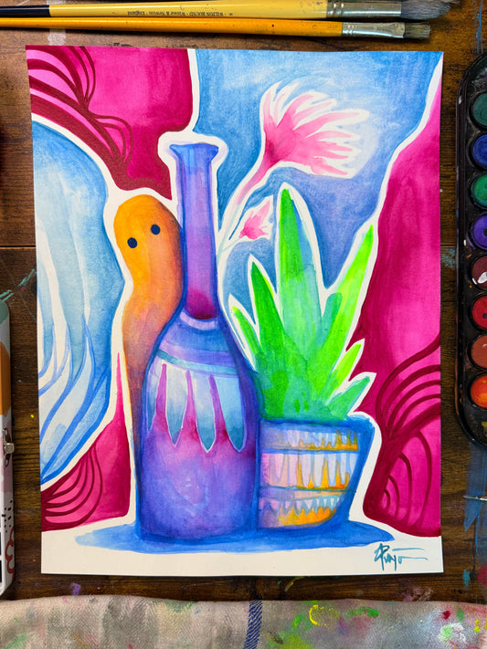 “Don’t worry, you’re welcome here” Original Painting by BrooklynSnobs