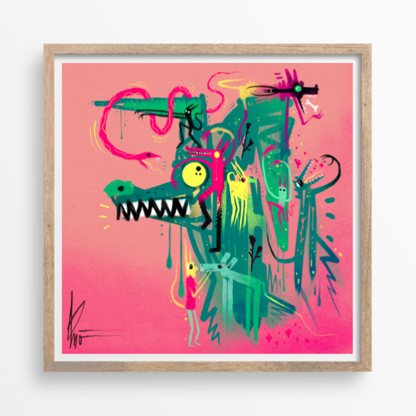“Voices in my Head" Matte print