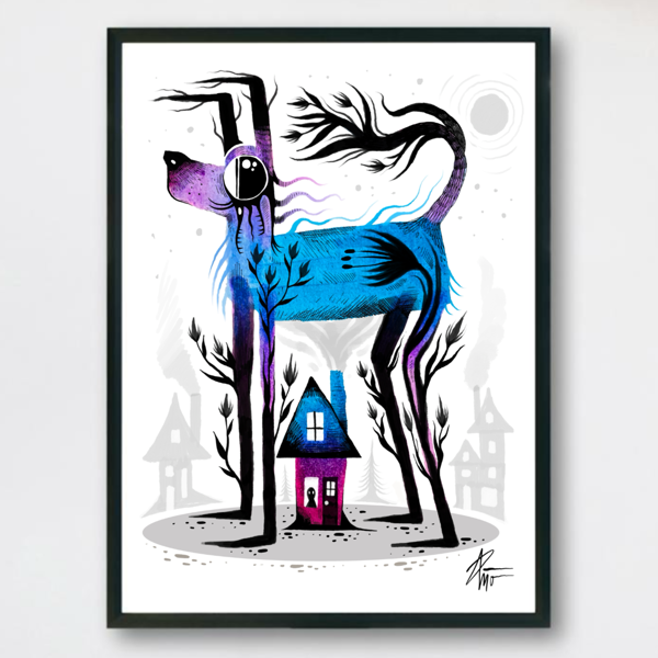 “Drawing of a Dog” print.