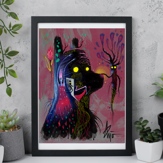 Connecting with Kindness . matte print.