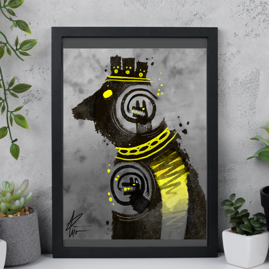 Corrupted King| 8.5x11 Ultra Premium Matte Illustration
