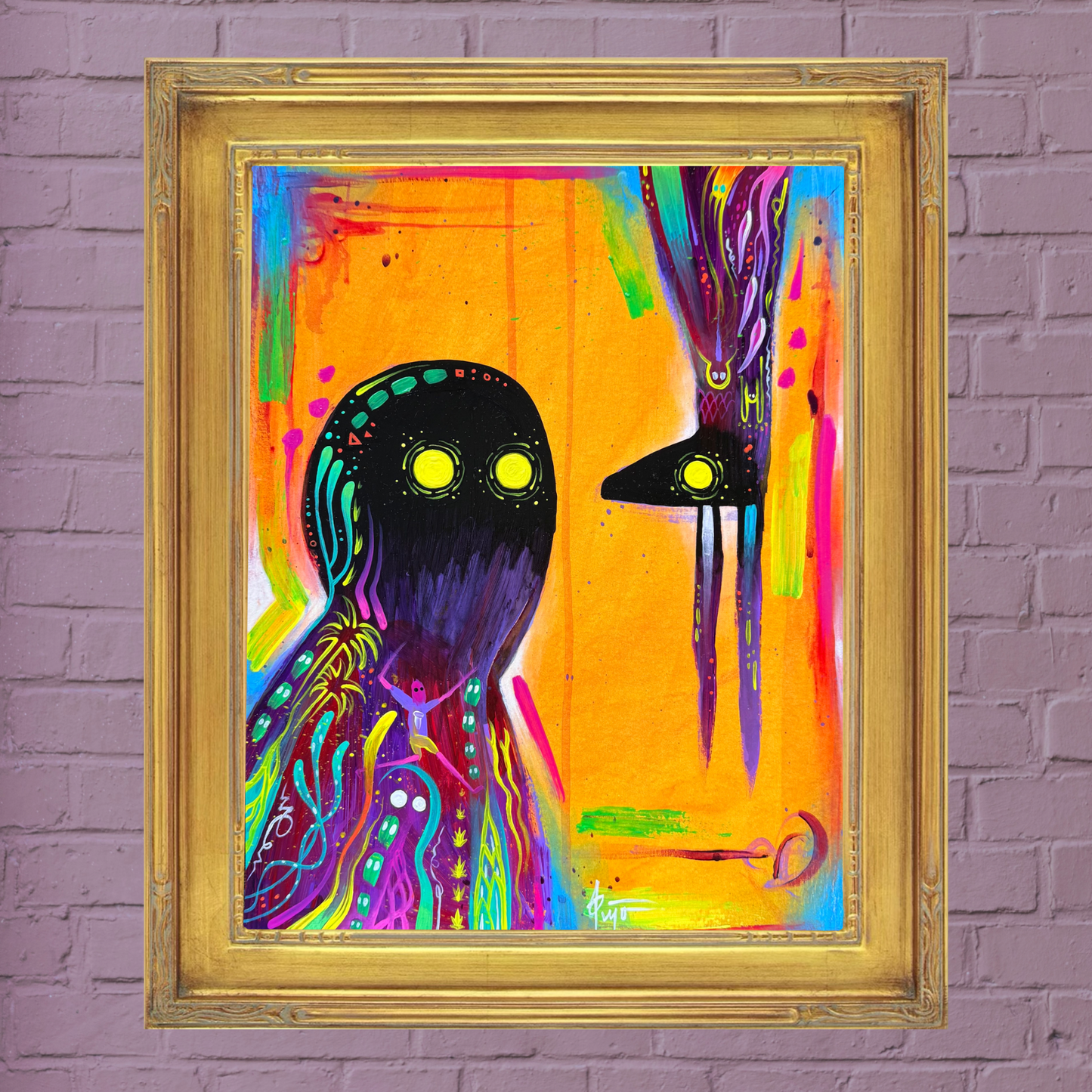 “Finding My Soulmate” Original Painting by BrooklynSnobs