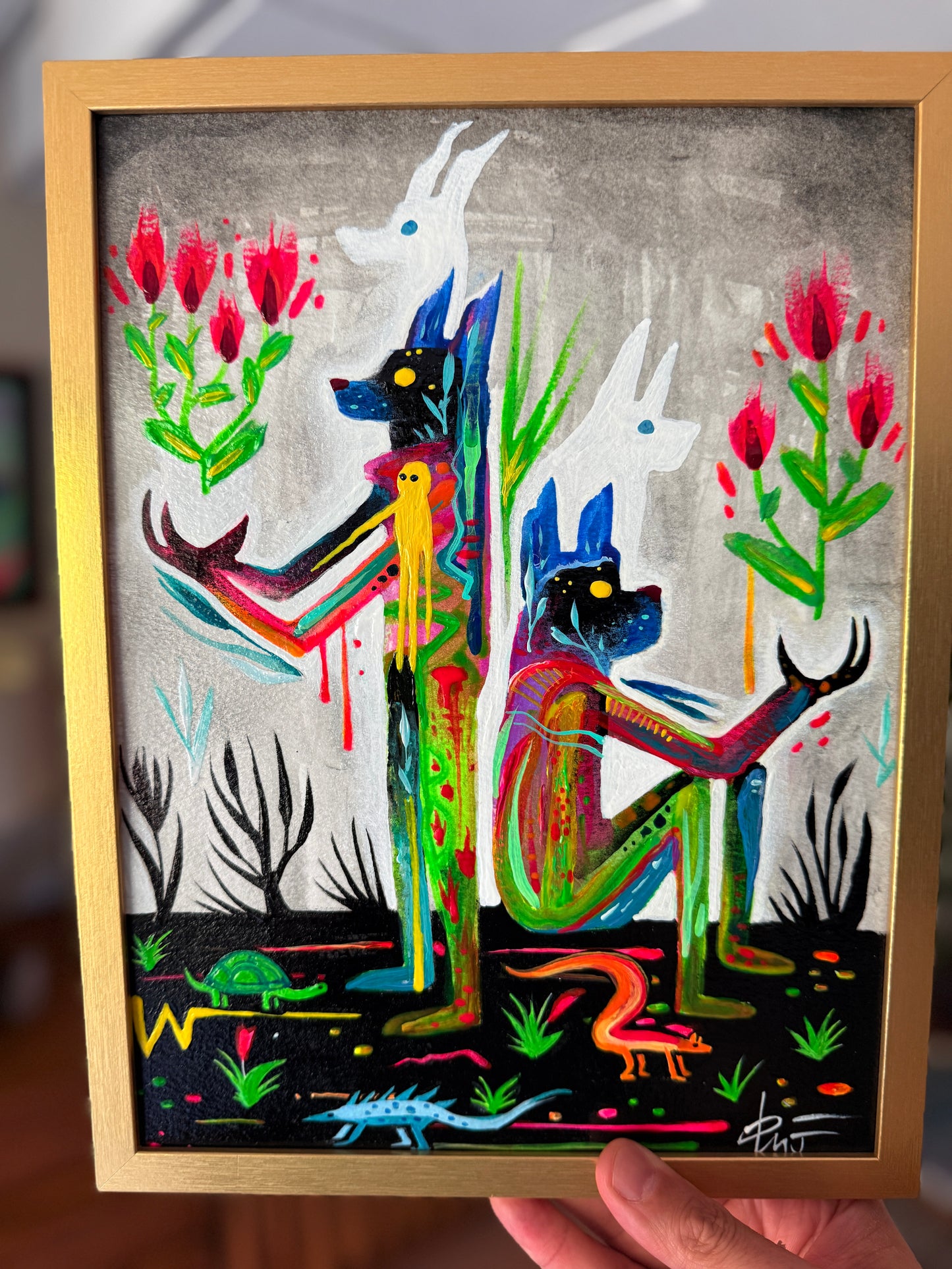 “Growing Together” Original Painting by BrooklynSnobs