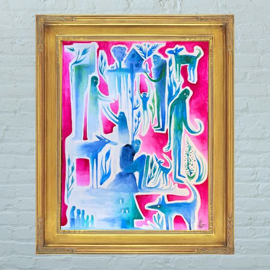 “Lost and Found” Original Painting by BrooklynSnobs