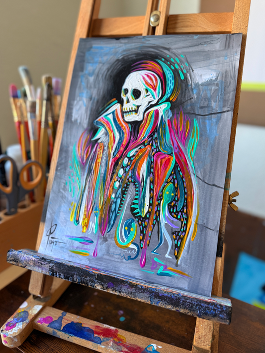 The Energy I Wear- Original Painting - 13.5x9.5