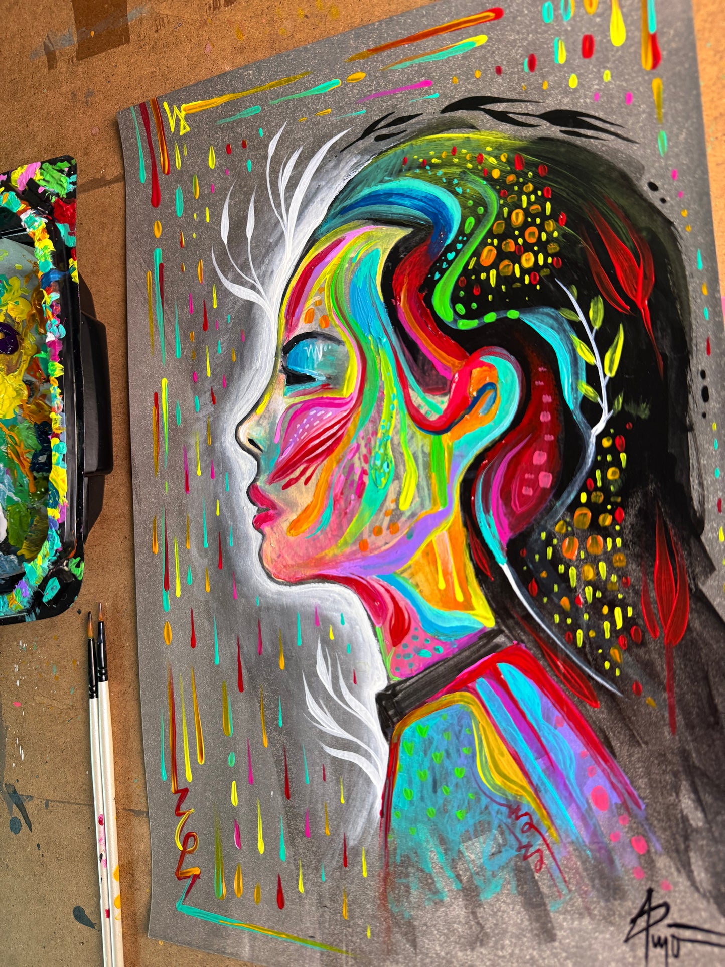 I am not Synthetic – Original Acrylic Painting