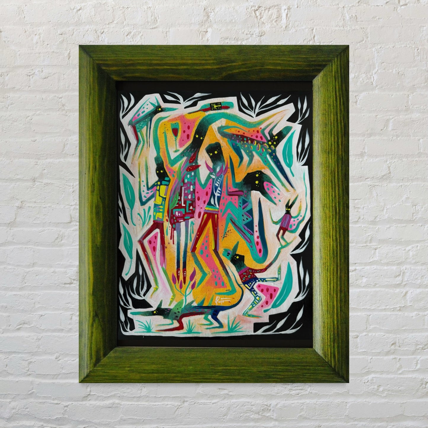 Secret Party. Original Acrylic Painting