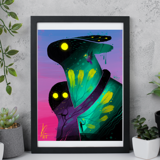 I’ll never forget the sound of your heart. matte print.