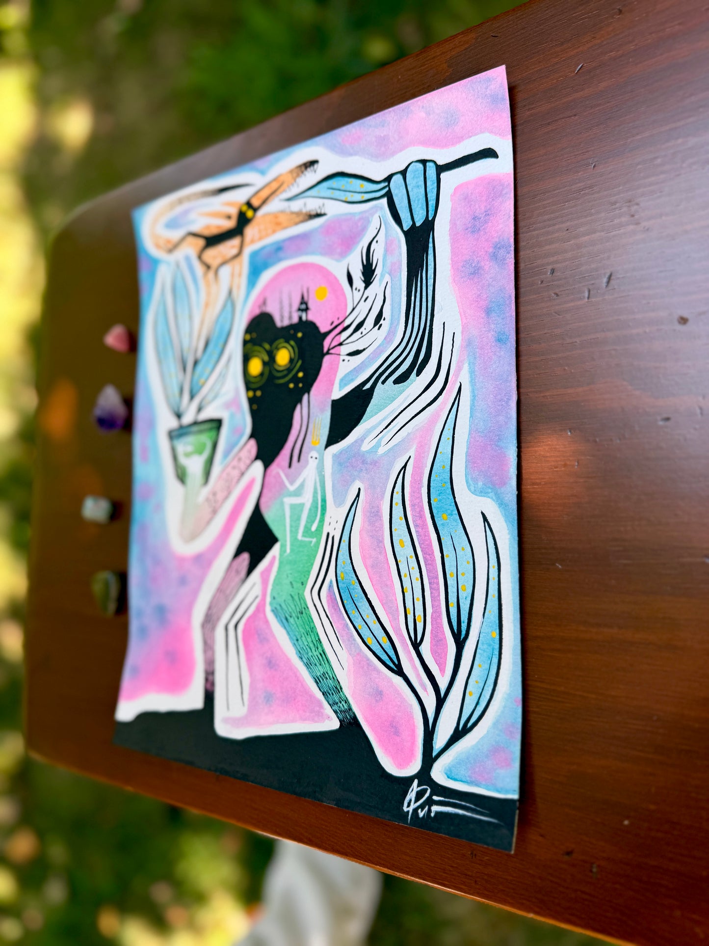 “Don’t Bite The Hand” original painting by BrooklynSnobs