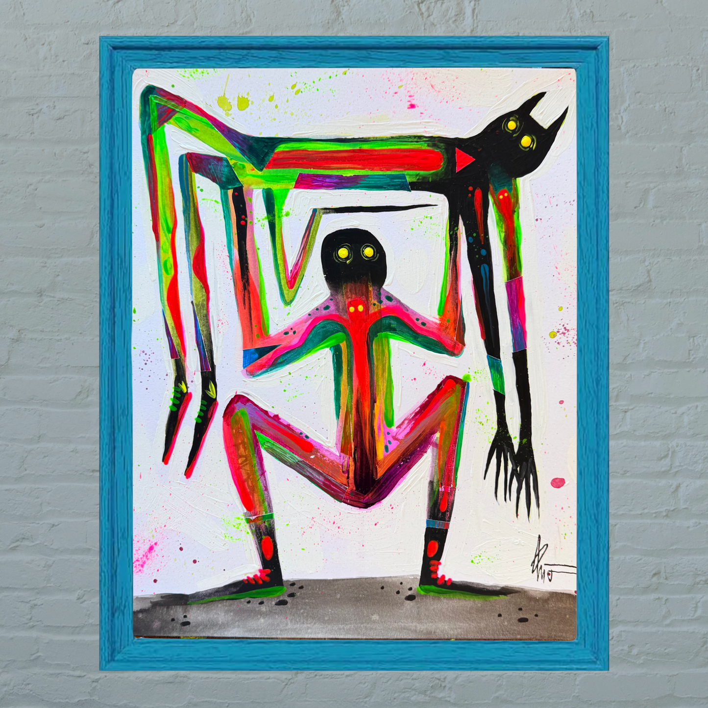 “Throw my Demon” Original Painting by BrooklynSnobs