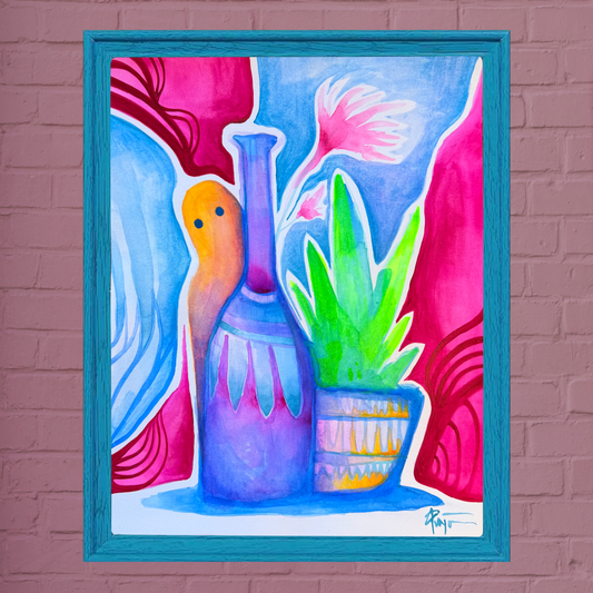 “Don’t worry, you’re welcome here” Original Painting by BrooklynSnobs