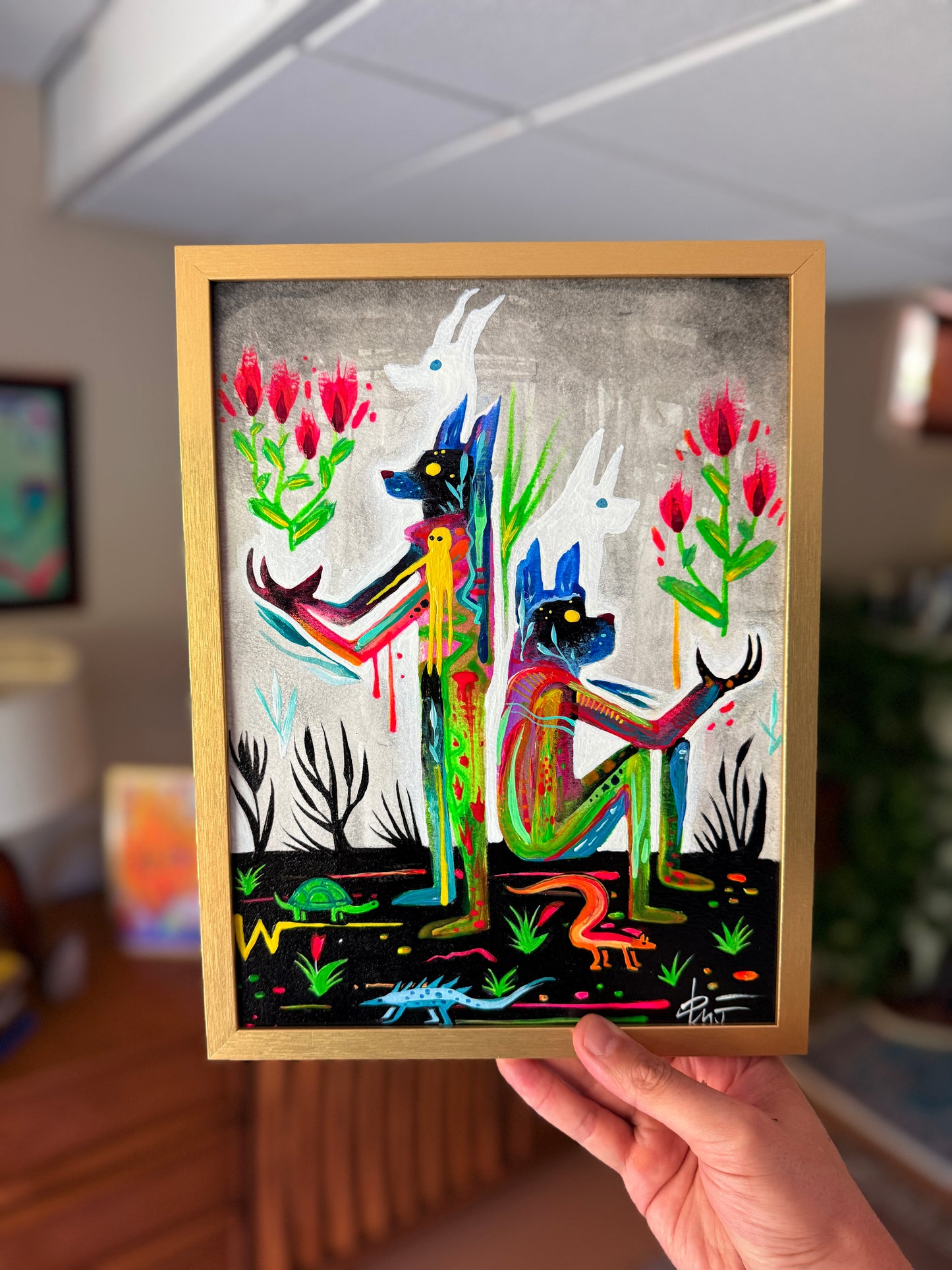 “Growing Together” Original Painting by BrooklynSnobs