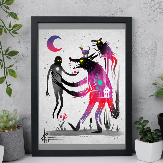 “ Sacrificing My Heart for Freedom” matte print.