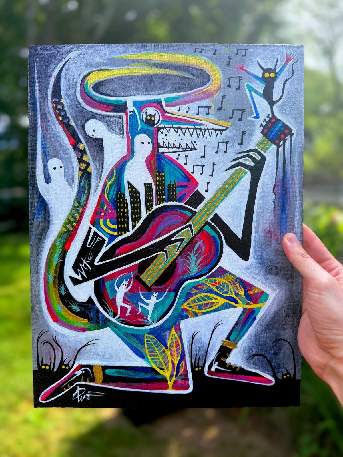 Allowing My Demon to Play| Original Painting