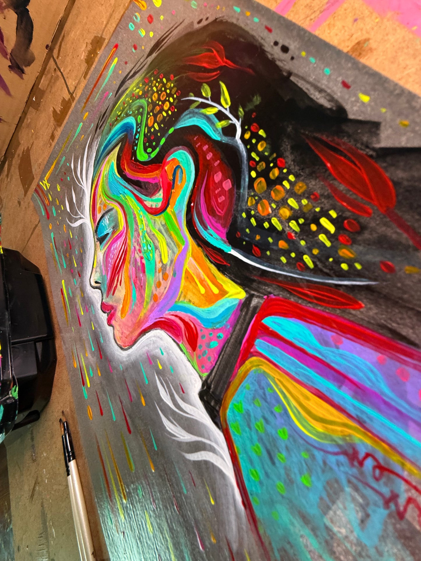 I am not Synthetic – Original Acrylic Painting