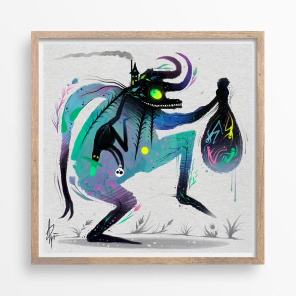 “Demon of The Daydreamers" Matte print