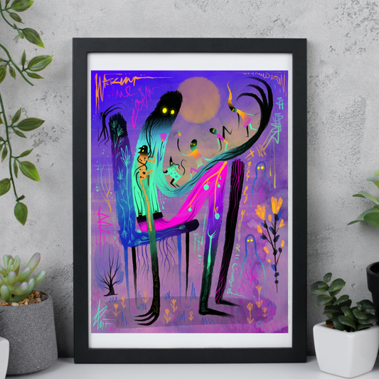 Reflecting on Everything. Matte print