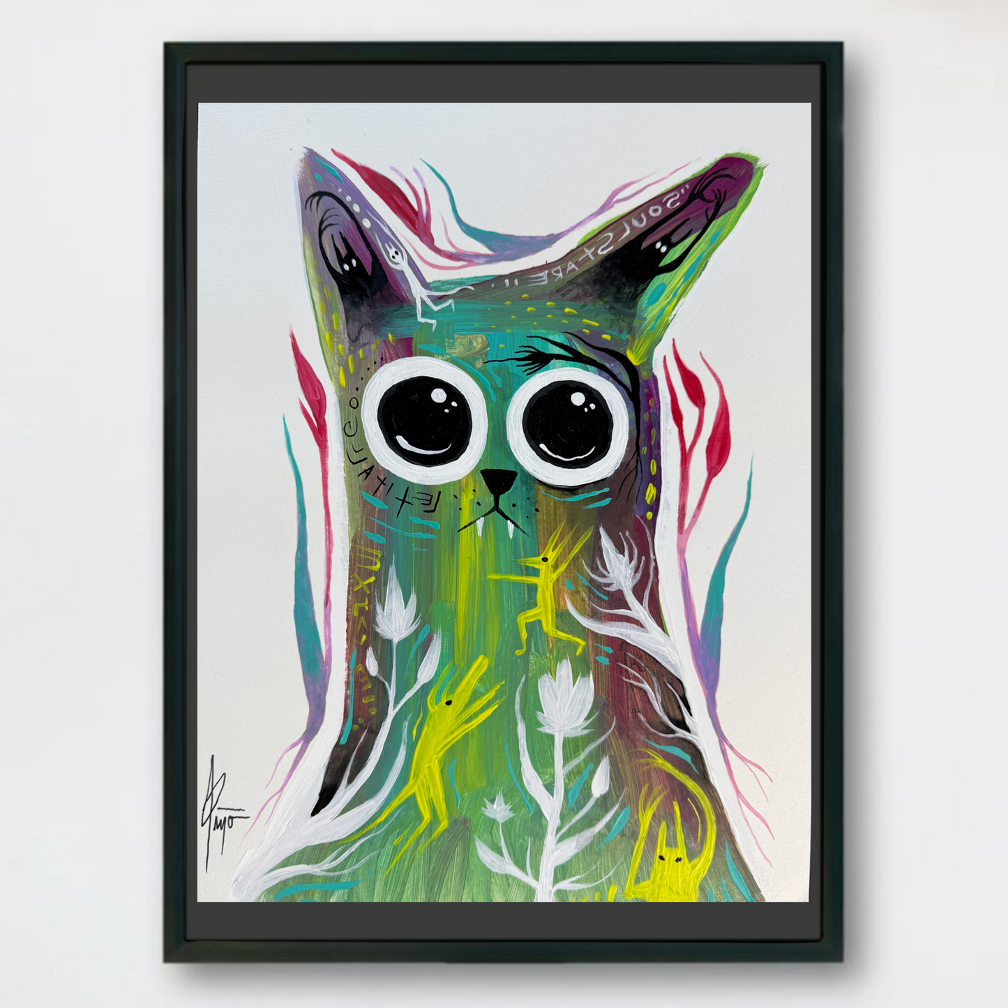 “Cat Portrait #1” print.